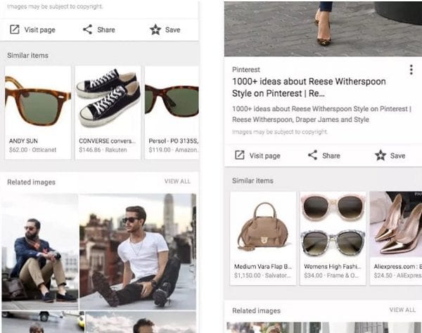 Google afbeeldingen reclame