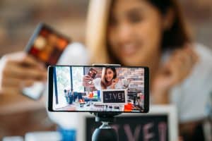 Smartphone webcam DroidCam