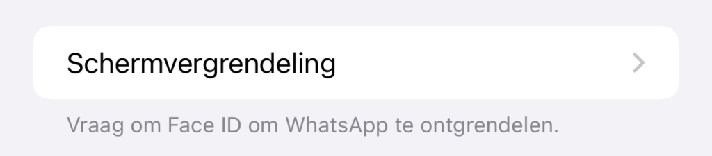 STAP 4 / WhatsApp beveiligen als geheel 