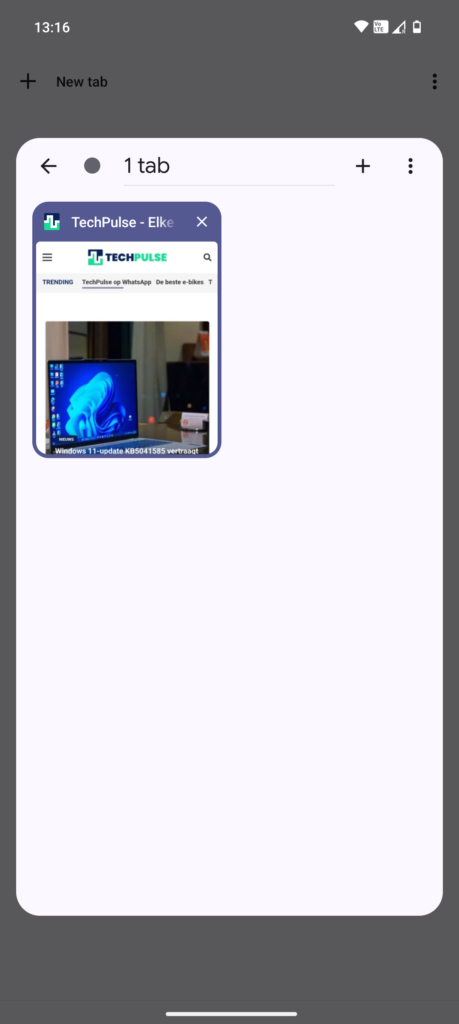 tabbladen naam en kleur geven mobiel