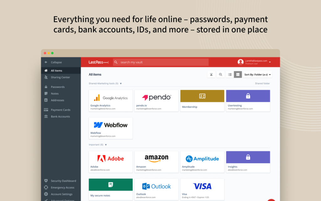 LastPass extensie
