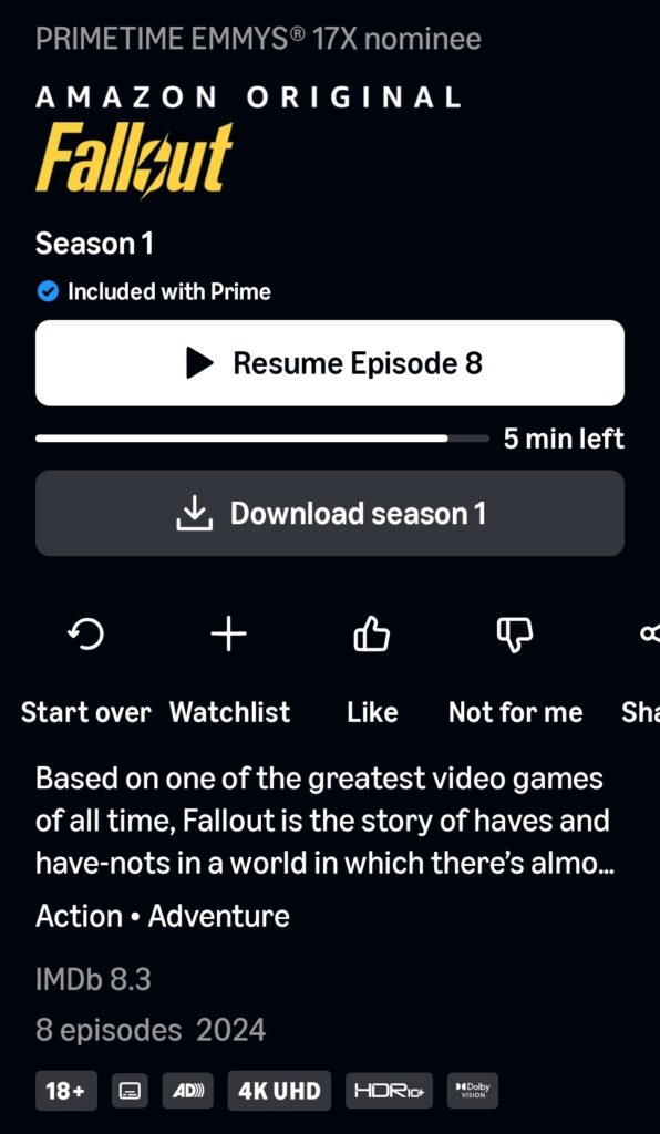 HDR-ondersteuning Prime Video
