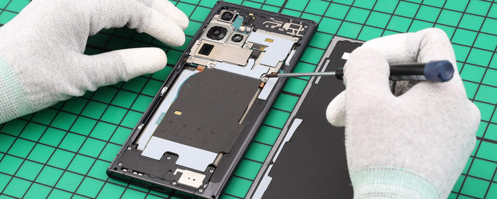 Reparatie van een telefoon