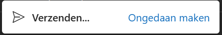 E-mail intrekken