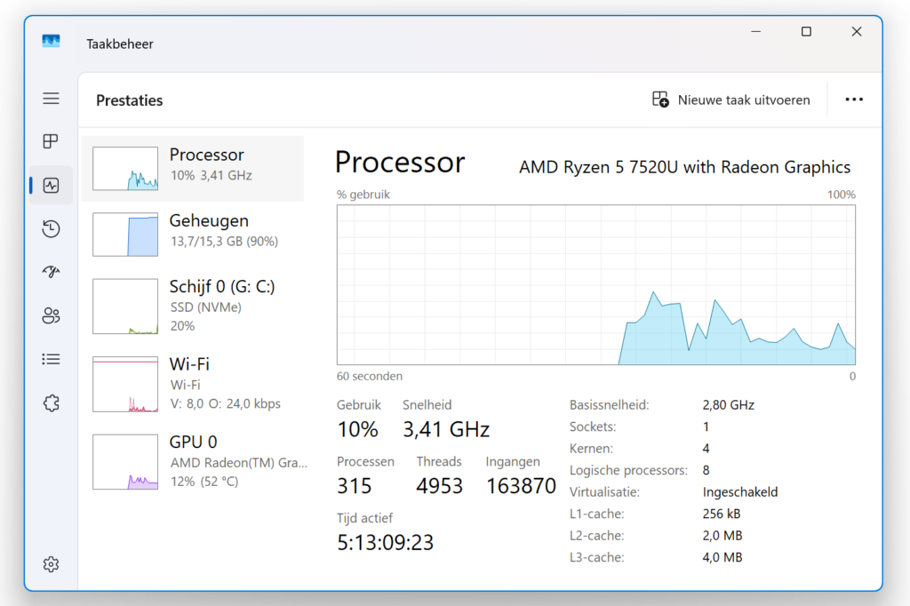 Taakbeheer Windows 11