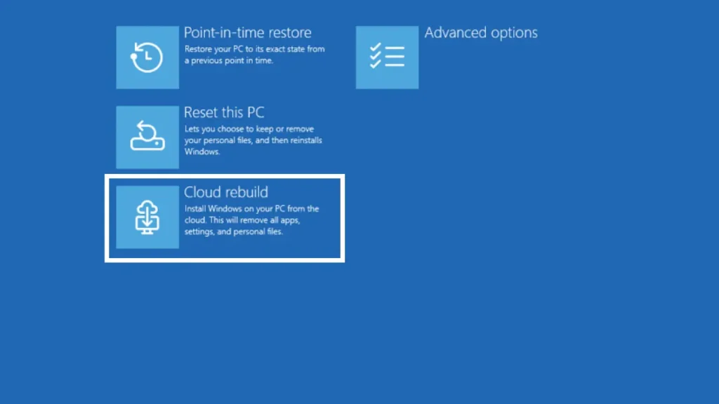 cloud rebuild